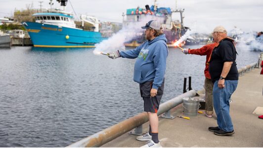 Flares at the safety day